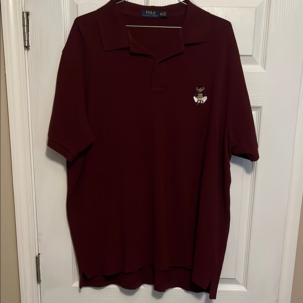 Polo by Ralph Lauren Men's Burgundy Shirt